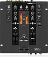 BEHRINGER NOX101 - 2-канальный DJ микшер с полным VCA управлением ULTRAGLIDE кроссфейдером