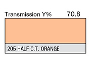 Светофильтр LEE Filters №205 Half C.T. Orange