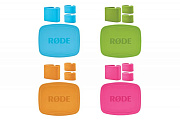 RODE COLORS комплект цветных колпачков и накабельных маркеров для микрофонов NT-USBmini