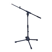 Телескопическая микрофонная стойка журавль low-level MS001T Black