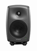 GENELEC 8030CP активный 2-полосный монитор, НЧ 5" 50Вт, ВЧ 0.75" 50Вт. Подставки. Темный