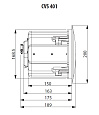TANNOY CVS 401-BK потолочный громкоговоритель с колпаком, 60Вт прог,8Ом,4"+0,79",70Гц-20кГц(+/-10 дБ),70В/100В,25/12.5/6.3/3.2 Вт,SLP105 дБ пик.Чёрный