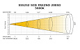 Театральный LED прожектор с линзой Френеля на «холодных» светодиодах SS5252 SCD FREZNO 200SD