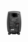 GENELEC 8020DPM активный 2-полосный монитор, НЧ 4" 50Вт, ВЧ 0.75" 50Вт. Подставки. Темный