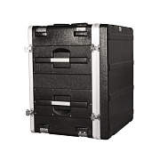 GATOR G-SHOCK-12L - рэковый кейс с антиударной подвеской, 12U, пластик, вес 15,4кг