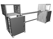 Каркас стола оператора СТО. 270.80. (2т14U - 2с8U) Каркас стола оператора