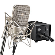 NEUMANN M 150-TUBE-SET-EU - ламповый микрофон с аксессуарами, никелевый
