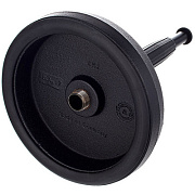 K&M 23325-300-55 микрофонная стойка, прямая, с круглым основанием, чёрная, 217-347 мм