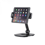 K&M 19800-000-55 универсальное настольная подставка для смарт и планш, вес - 0,98кг, 130-224мм,