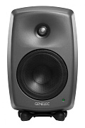 GENELEC 8430APM активный 2-полосный монитор с поддержкой IP протокола AES67, НЧ 5" 50Вт, ВЧ 0.75" 50Вт. Подставки. Темный
