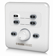KLARK TEKNIK CP8000 EU регулятор громкости и переключатель источников, электронное управление, подсветка кнопок и регулятора, 2 канала GPIO, питание+5В