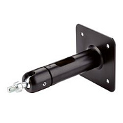 K&M 24185-317-55 настенный/ потолочный держатель на 3/8", угол наклона 0°-90°, поворот 360°, черный