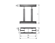 Калкаш софитный спаренный