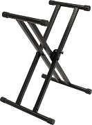 Ultimate Support IQ-X-3000 клавишная крестообразная стойка усиленная, грузоподъёмность 136 кг, высота 51-91см  черная