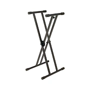 ONSTAGE KS7591 - клавишная стойка крестообразная, двойная рама, регулируемая высота .