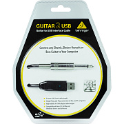 Behringer GUITAR 2 USB гитарный USB аудиоинтерфейс, 44.1кГц и 48 кГц, длина 5 м