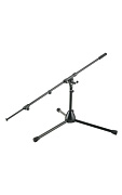 K&M 25500-300-55 микрофонная стойка "журавль", низкая, чёрная, 290 мм