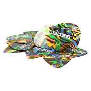 BOSS BPK-12-AT - медиаторы Celluloid Abalone Thin, 12 штук.