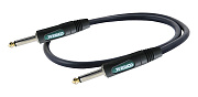 Cordial CCFI 0.6 PP инструментальный кабель джек моно 6.3мм/джек моно 6.3мм, 0.6м, черный