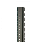 ADAM HALL 61552BLK - стальная двойная пластина (2 мм, чёрная) для рэка, длина 2 м (цена за 1 шт)