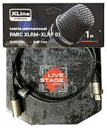 Кабель микрофонный XLINE Cables RMIC XLRM-XLRF 01