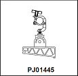 INVOTONE PJ01445 - рама адаптер для подвеса мини-модулей линейного массива MLA4