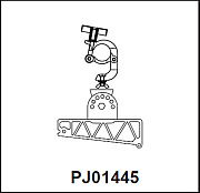 INVOTONE PJ01445 - рама адаптер для подвеса мини-модулей линейного массива MLA4