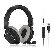 BEHRINGER BH470U - стереогарнитура премиум-класса со съемным микрофоном и USB-кабелем