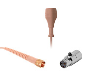 AKG LC617MD beige конденсаторный петличный микрофон, всенаправленный, бежевый, разъём MicroDot, 20-20000Гц, 7мВ/Па