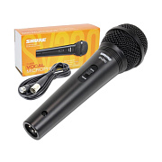SHURE SV-200 - микрофон динамический вокальный с выключателем и кабелем (XLR - XLR), черный