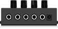 Behringer MX400 аналоговый микшер, 4-канала, 4 линейных моно входа Jack, моно-выход Jack