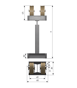Калкаш софитный полиспастный