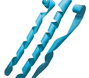 Серпантин бумажный 4смх20м голубой