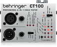 Behringer CT100 Микропроцессорный универсальный тестер для диагностики и отстройки звукового оборудо