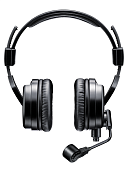 Shure SHURE BRH50M-LC BRH50M-LC Двусторонняя гарнитура для телевещания закрытые накладные наушники, динамический кардиоидный микрофон, без кабеля.