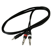 Rockcable RCL 20912 D4 шнур мини джек стерео - 2 х джек, 1,5 м