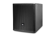 JBL AC115S инсталл. 15" сабвуфер, бас-рефлекс (фазоинвертор), AES 500/1000/2000Вт, 32-250Гц, 8Ω, 94дБ/1Вт/1м, корпус 18мм фанера, 483x419x600м