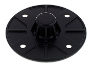 K&M 24116-000-55 адаптер для монтажа соединительной стойки для АС на сабвуфер, чёрный