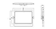 Мощный широкоугольный светильник типа «soft-panel» SS5531SC Y-PLANO 1000 DMX