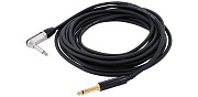 Cordial CCI 6 PR инструментальный кабель угловой джек моно 6.3мм/джек моно 6.3мм, 6.0м, черный