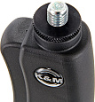 K&M 26250-300-55 микрофонная стойка с круглым основанием, чёрная, 1055-1750 мм