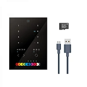 SUNLITE STICK-KE2 - настенный сенсорный DMX контроллер, 1024 канала, 200 сцен, 5 зон