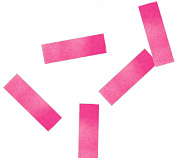 Конфетти бумажное 17х55мм розовое Конфетти бумажное 17х55мм розовое