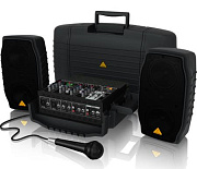BEHRINGER PPA200 - портатив.система звукоусил.,150 Вт, 5 каналов,,эффекты,эквалайзер, микрофон+кабе