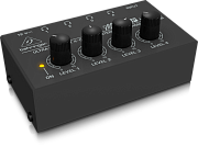 BEHRINGER HA400 - стереофонический распределитель для работы с наушниками 4-х канальный