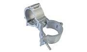 Алюминиевый сдвоеный поворотный хомут облегченный, шириной 30 мм на трубу d48-51мм. Допустимая нагрузка 75 кг H3-SC-50 (ver. 2S)