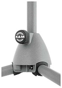 K&M 21060-300-87 микрофонная стойка "журавль", серая, Soft-Touch, 925-1630 мм