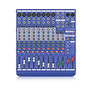 MIDAS DM12 - аналоговый микшер, 12 каналов (2 стерео), 8 мик.преампов MIDAS, 8 инсертов, 2 AUX