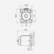 Разъем RJ3FD-NT