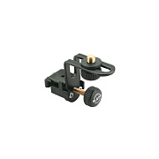 K&M 24030-300-55 держатель для микрофона с креплением на обод барабана, чёрный